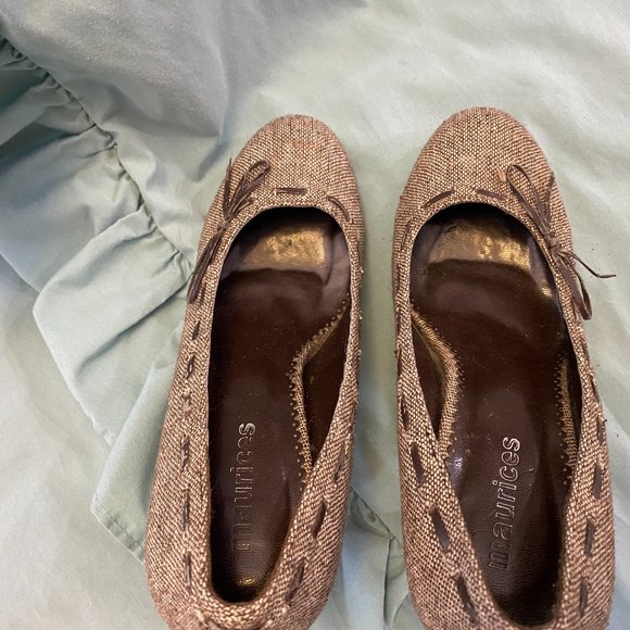 Maurices Brown Tweedy High Heeled Pumps~8 - Picture 9 of 14